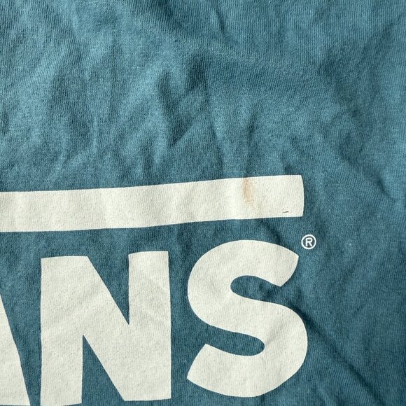 NEW Vans Sz S Blue Logo T-Shirt - Picture 6 of 6